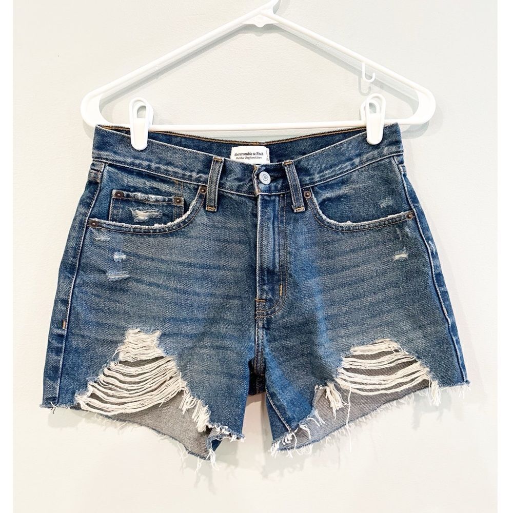 Abercrombie & Fitch Blue Jean Shorts